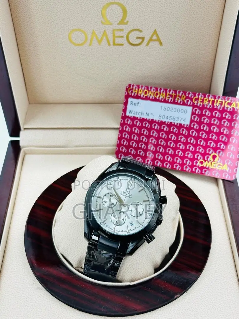 Business Omega Mens Chronograph Watch
