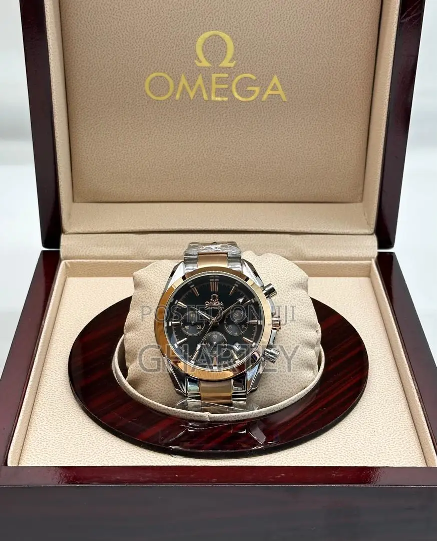 Business Omega Mens Chronograph Watch