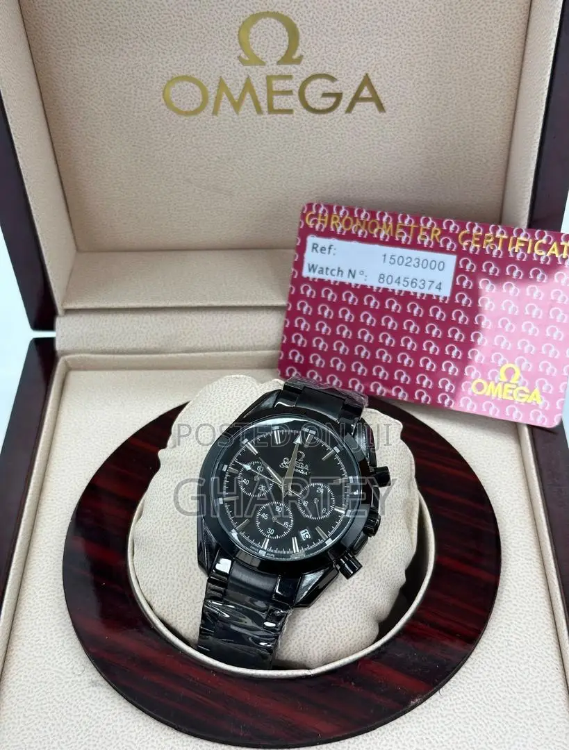 Business Omega Mens Chronograph Watch
