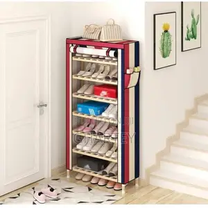 Wooden 10 Layers Shoe Rack