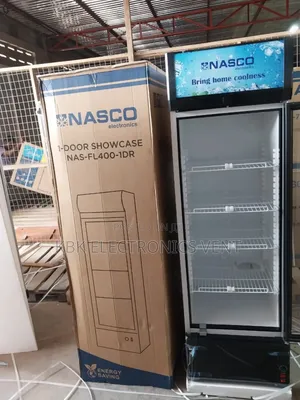 Nasco 380ltr Showcase Refrigerator+Free Kettle