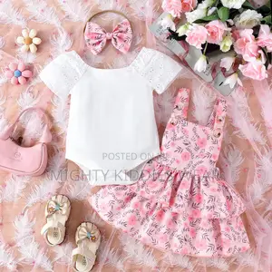 3pcs Baby Girls Wear. Ages 12-18m