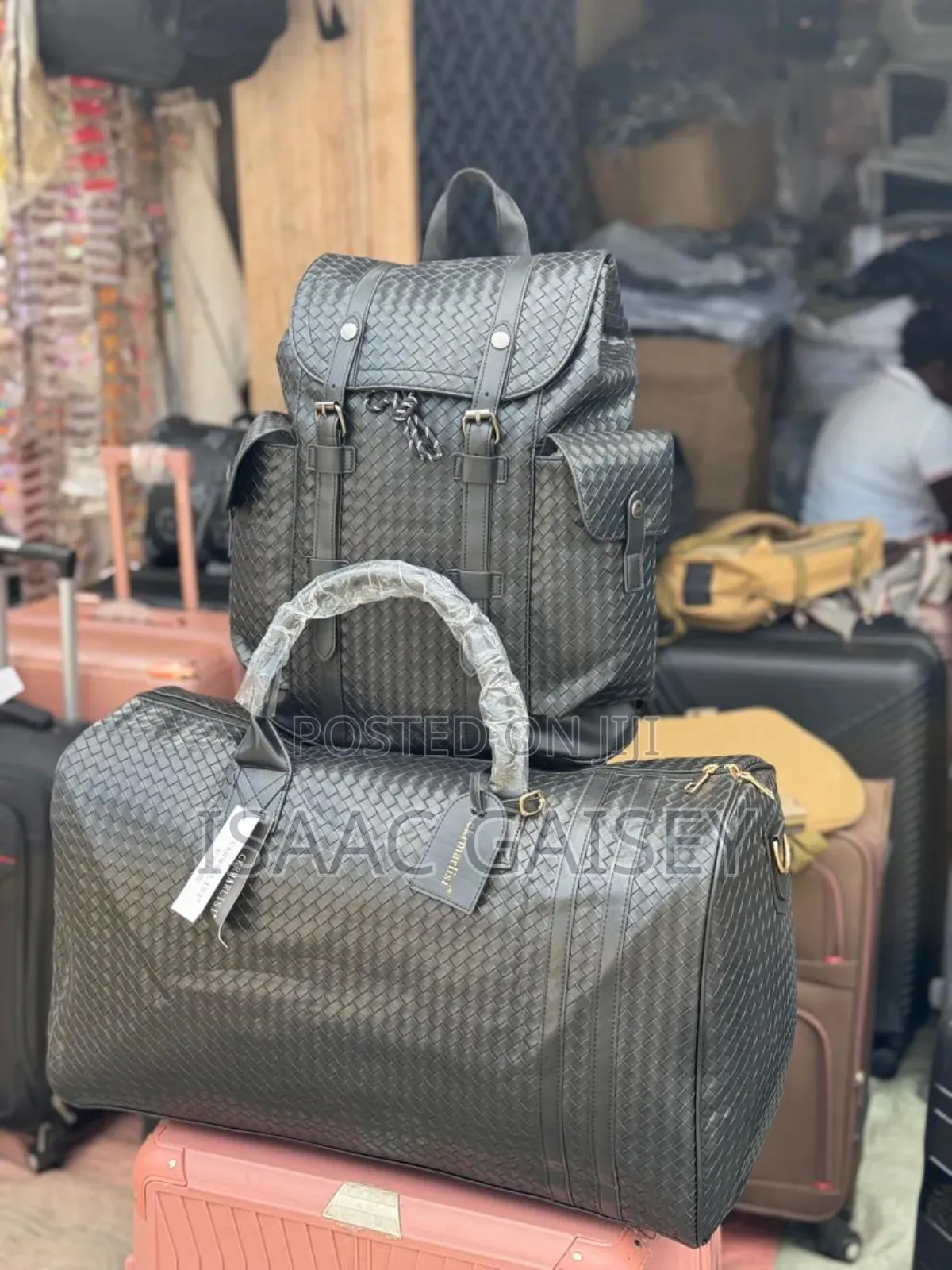 Two Set Quality Duffel Travel Bag With Backpack