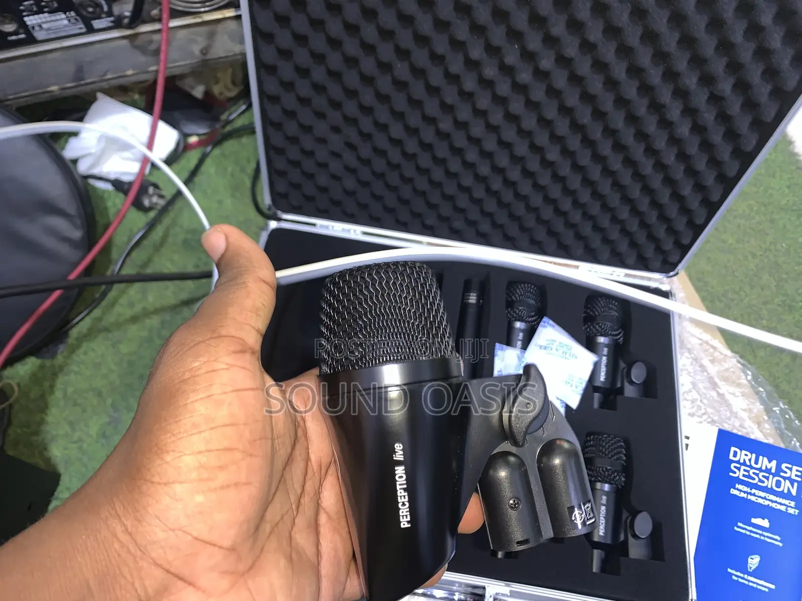 Akg Drum Set Session 1 Microphone Set With Stands Cables