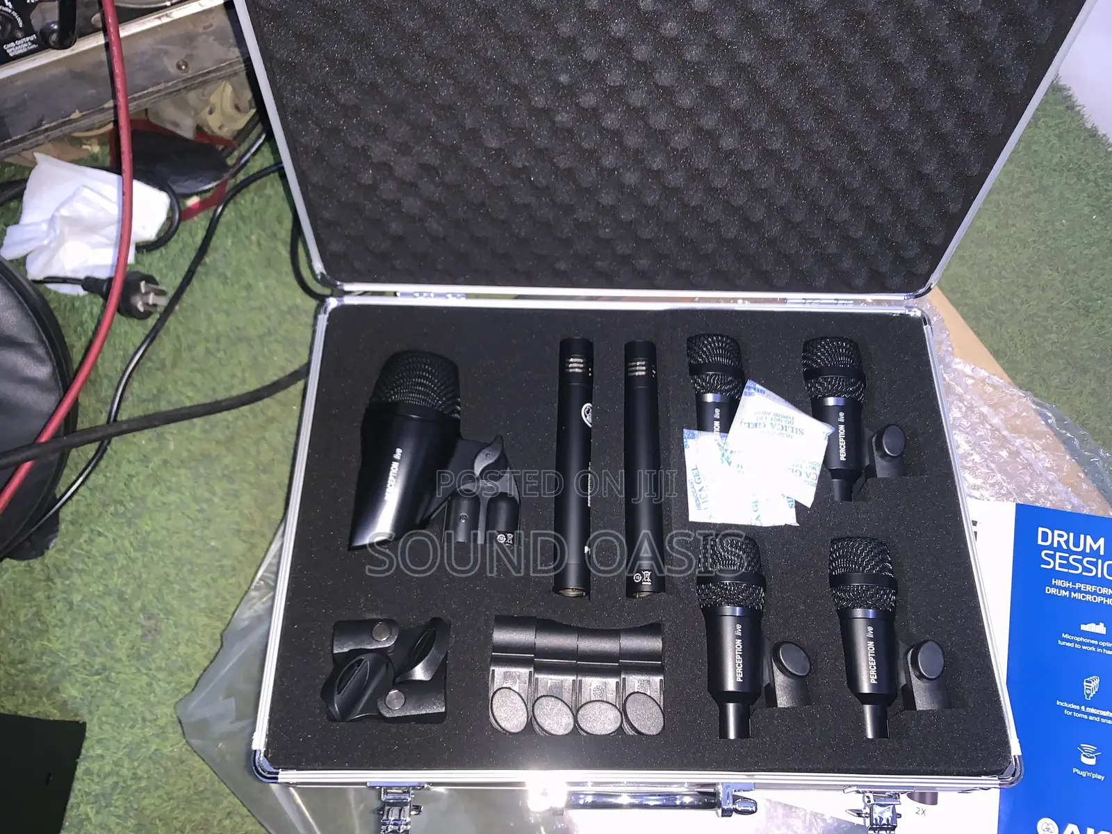 Akg Drum Set Session 1 Microphone Set With Stands Cables