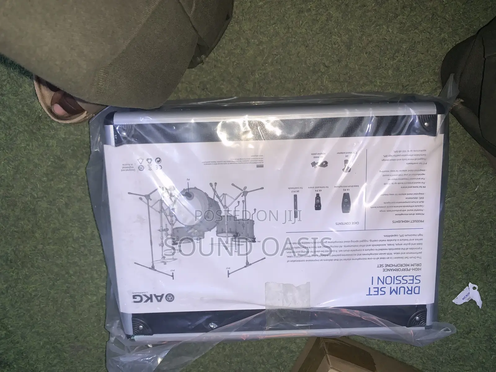 Akg Drum Set Session 1 Microphone Set With Stands Cables