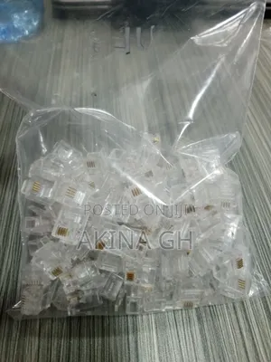 RJ11 Connectors for Telephone Cable 100 PCS 6P4C