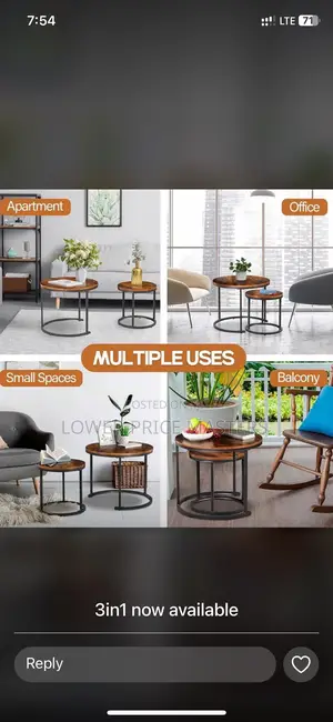 Modern 2 in 1 Wooden Table for All Purpose Available