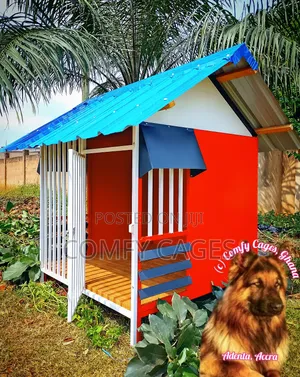 Large Solid Galvanized Steel Comfy Security Dog Cage
