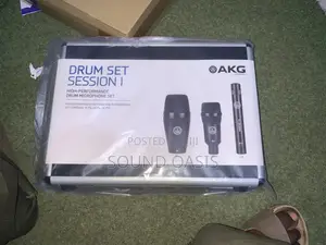 Akg Drum Set Session 1 Microphone Set With Stands Cables