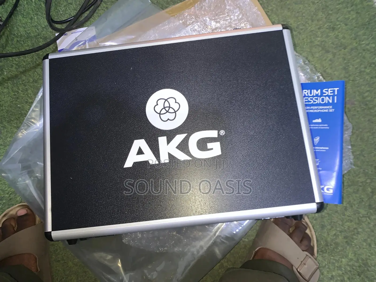 Akg Drum Set Session 1 Microphone Set With Stands Cables