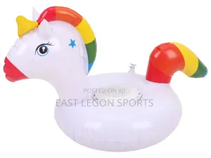 Unicorn Ride on Floater Swimming Pool Ring Floater