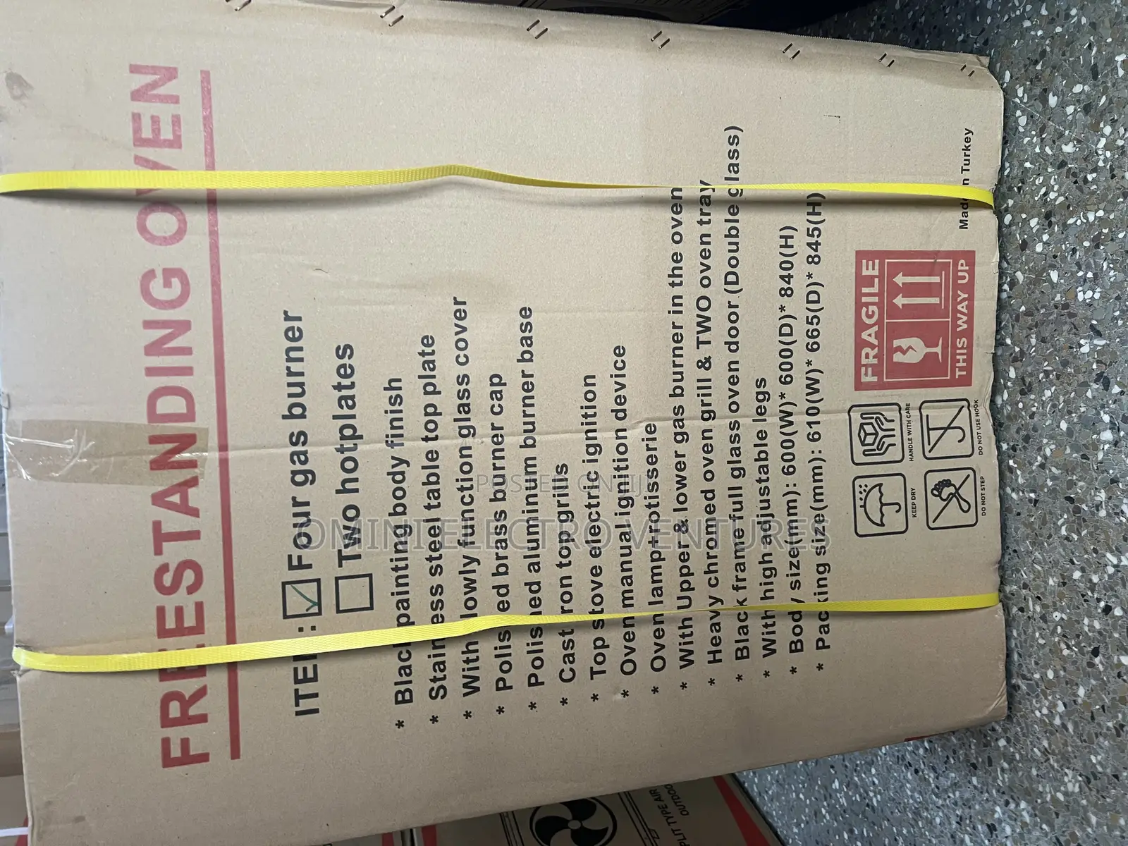 Brand New Italian Design Royal Tech 60/60 (4gas) Burner