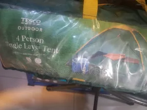 Uk Tesco 4 Person Double Layer Tent With Porch