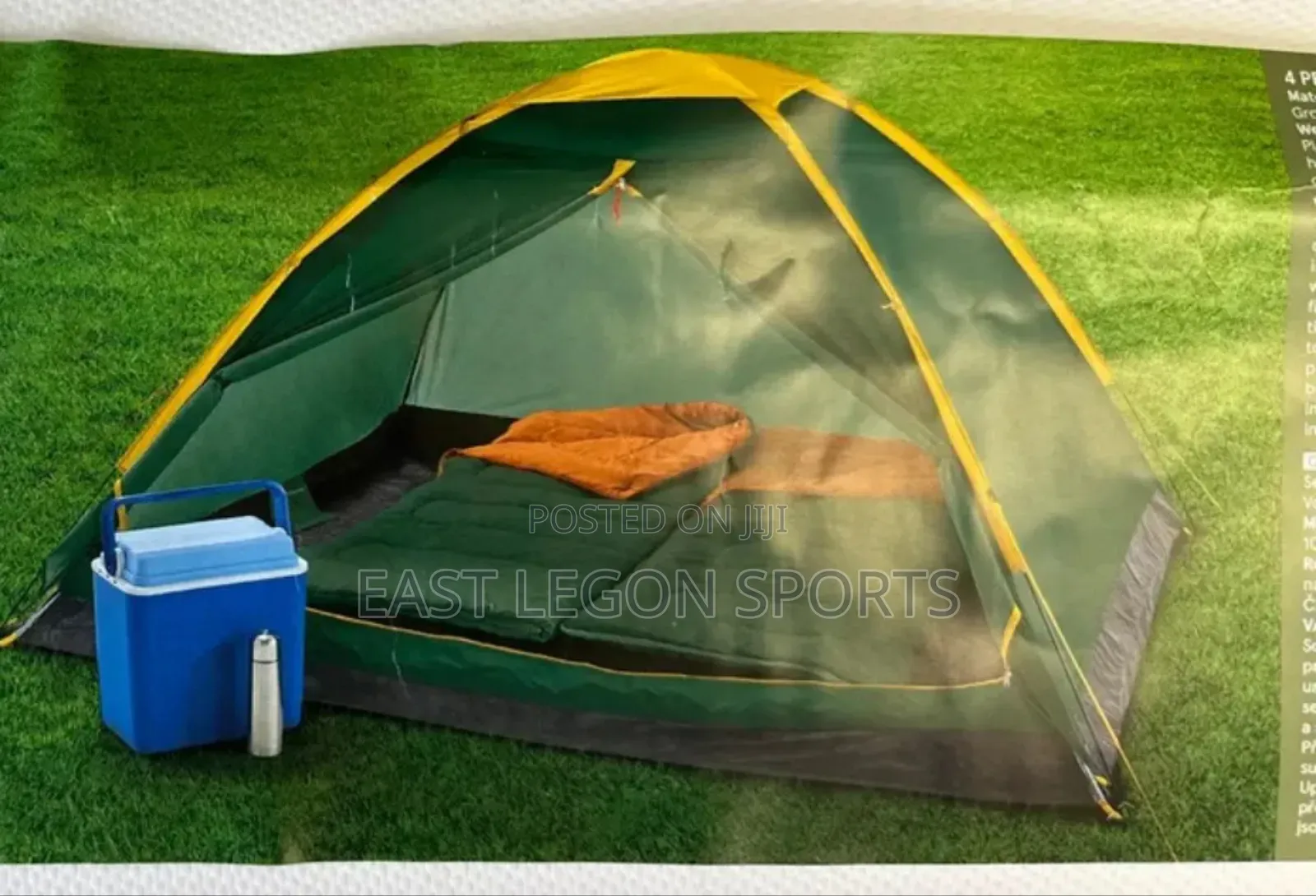 Uk Tesco 4 Person Double Layer Tent With Porch