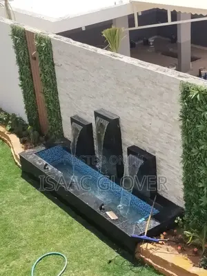 Water Fall Fountain Construction