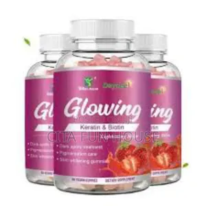 Glowing Keratin Biotin Gummies