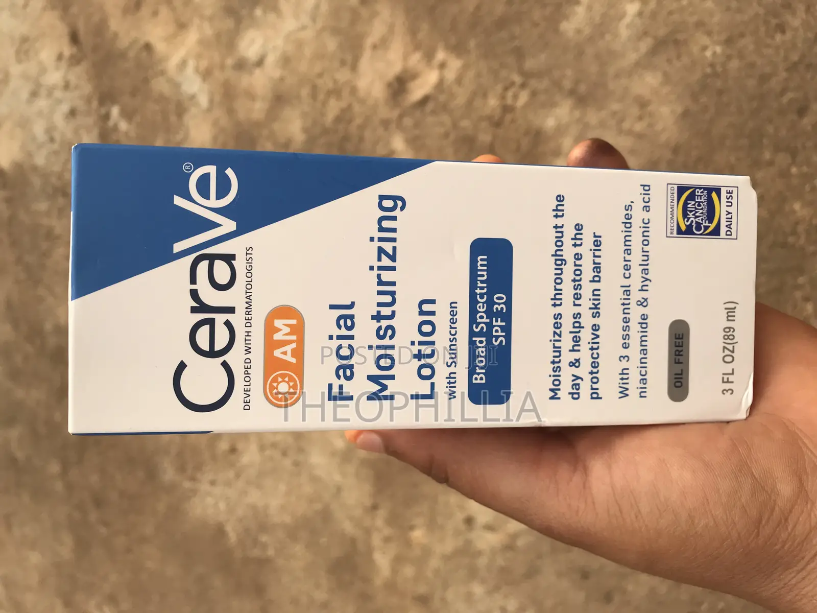Cerave AM Facial Moisturizing Lotion