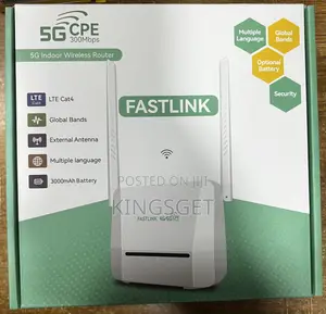 Fastlink 4g/5g CPE Wifi Router With Battery
