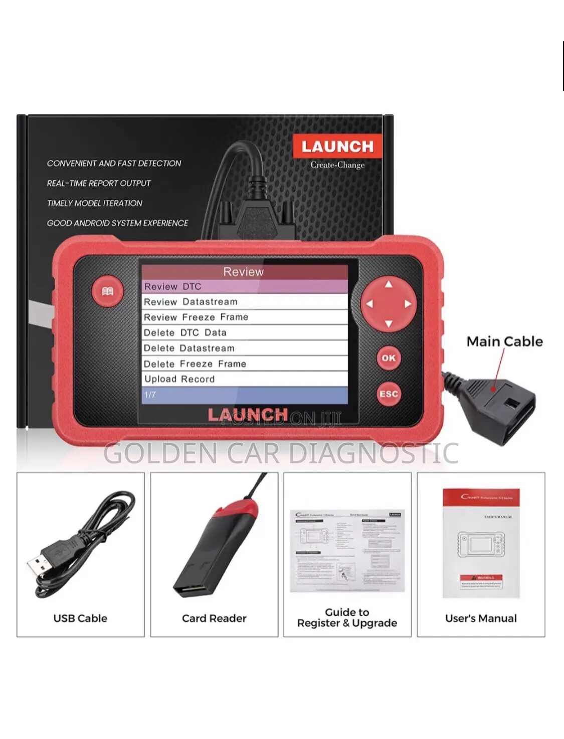 Launch Crp123 Obd2 Car Diagnostic Scanner