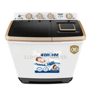 Wash and Spin Bruhm 14kg Twin Tub Washing Machine