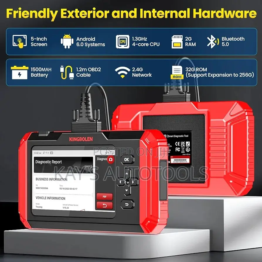 Kingbolen S600 4system 10 Resets Car Scanner Free Updates