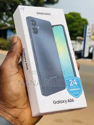 New Samsung Galaxy A06 64 GB Black