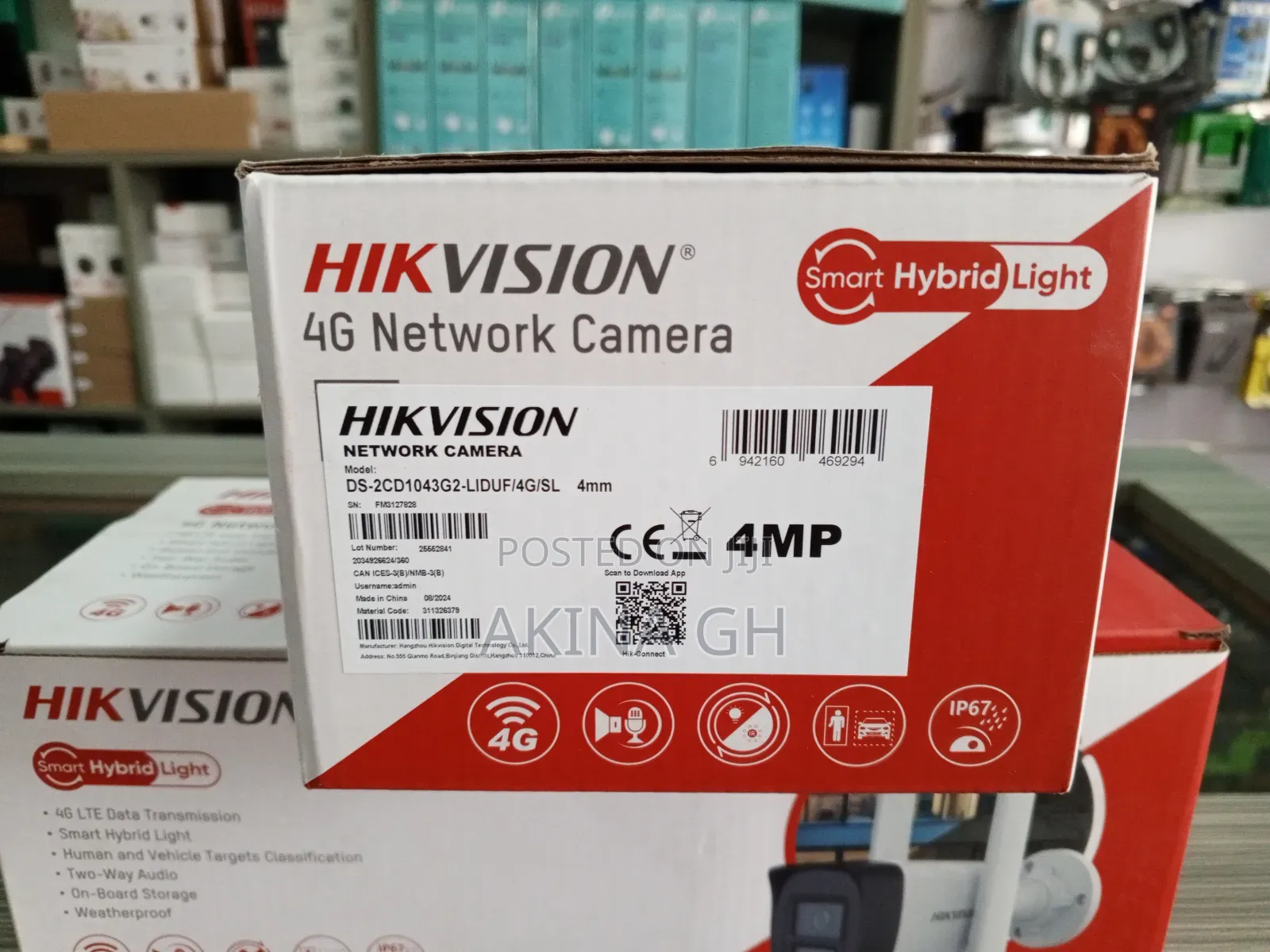 Hikvision 4g Sim Smart Hybrid Full Color Ip Camera