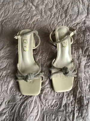 Nude Block Sandal Heel