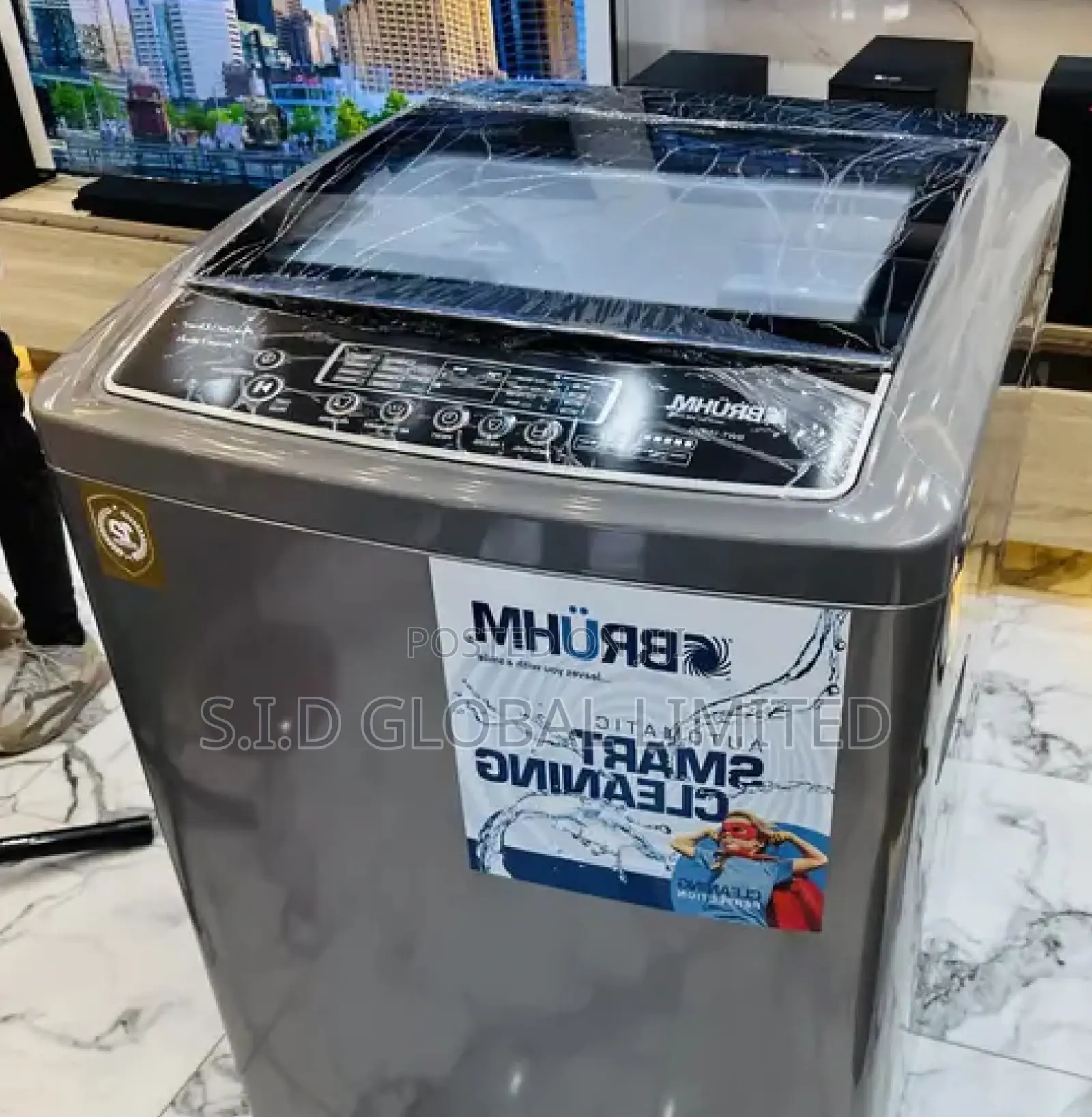 Gleaming Bruhm 16kg Top Load Fully Automatic Washing Machine