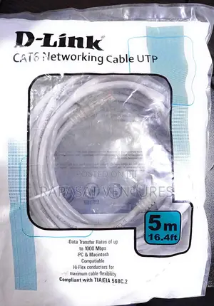 D-Link CAT6 Patch Cable (5m, 16ft)