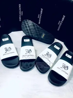 John Galliano Unisex Slides/Slippers