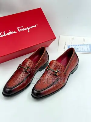 Salvatore Ferragamo Men’S Leather Executive Shoes