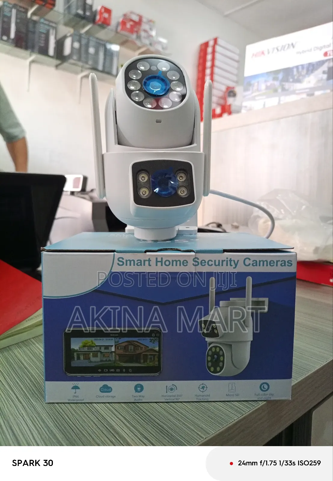 Smart Home Security Camera Dual Lens