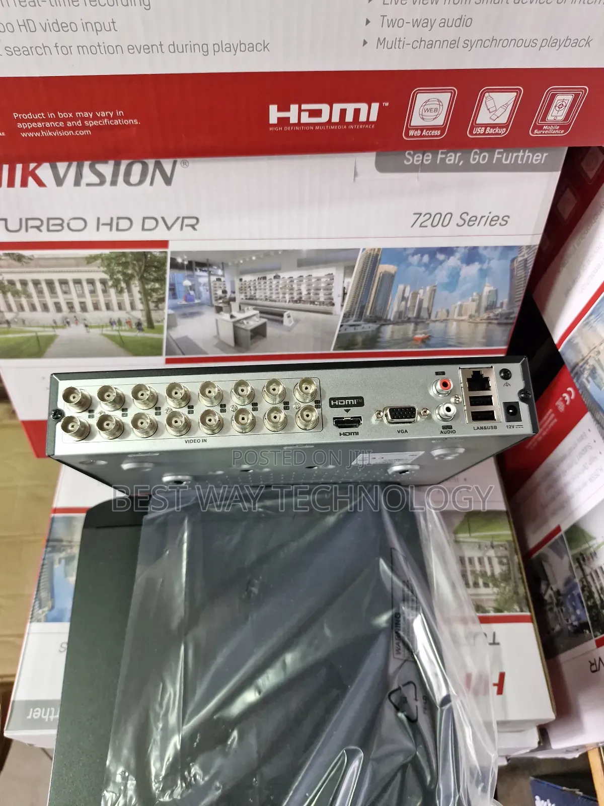 16ch DVR Hikvision 2mp to 5mp