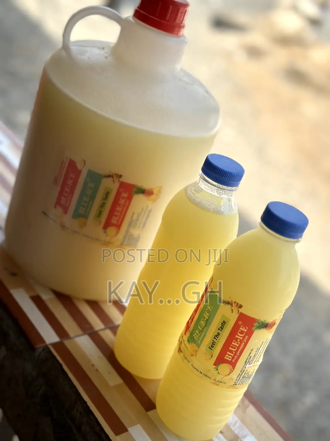 Blue Ice Pineapple Juice