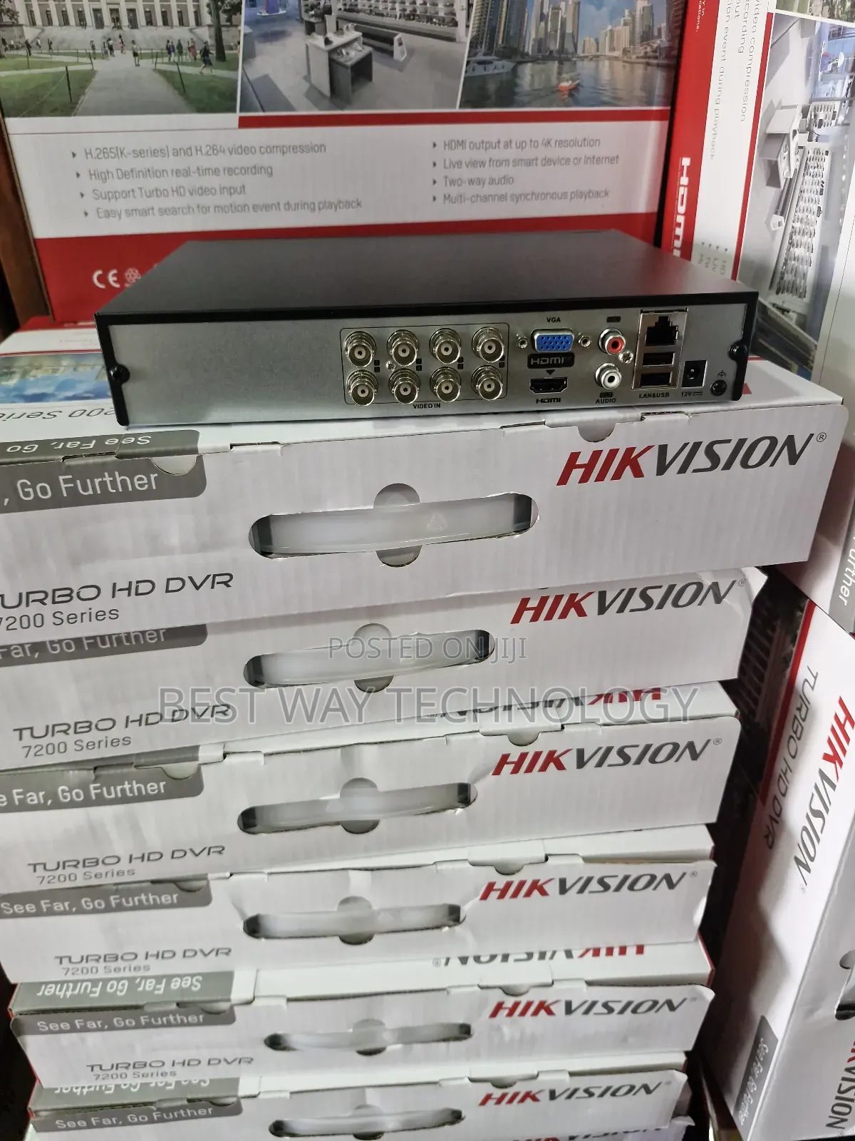 8ch DVR Hikvision 2mp Upto 5mp