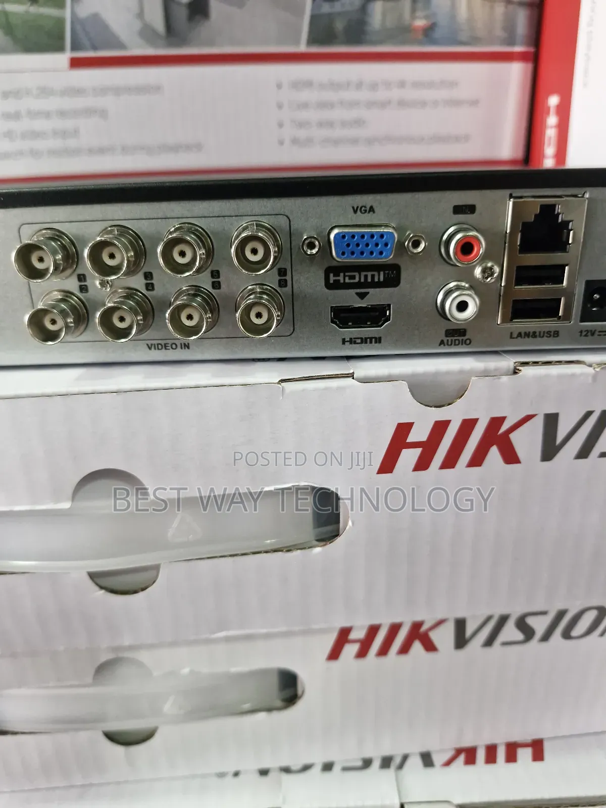 8ch DVR Hikvision 2mp Upto 5mp