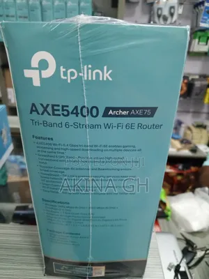 Tp-Link Archer Axe75 Axe5400 Tri-Band Gigabit Wifi 6e Router