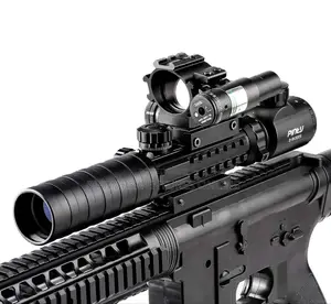 9x32 Rifle Telescope Red Dot Laser For Hunting, Tactical,