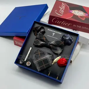 Bow Tie Cufflinks Set