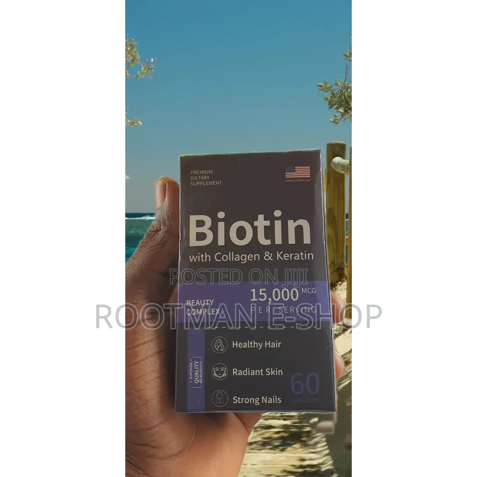Boitin With Collagen and Keratine (15,000mcg)