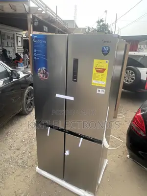 Electronic Display Midea 474L 3star Frost Free 4-Door Fridge