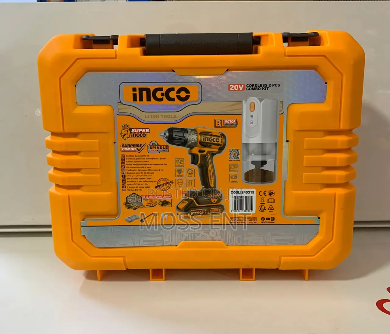 Cordless Drill 20v + Battery + Coffee Grinder # Cosli240315