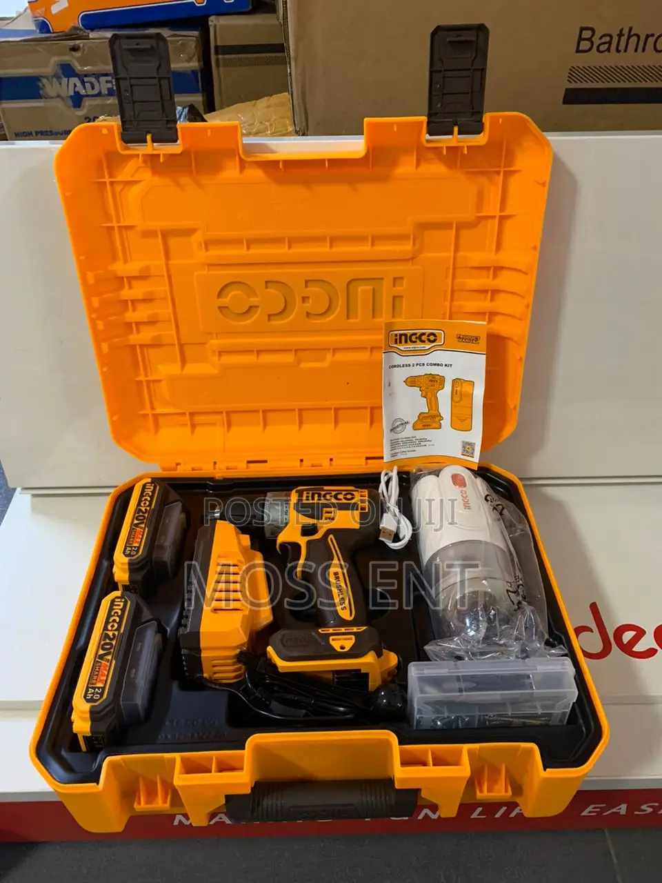 Cordless Drill 20v + Battery + Coffee Grinder # Cosli240315
