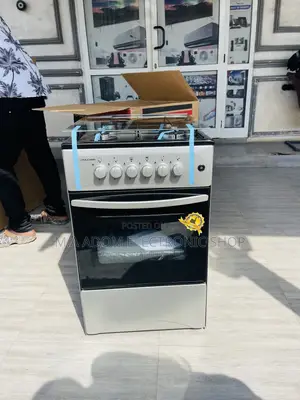 Choose Reliable Volcano 50x50 Gas Oven 4 Burner(Silver).