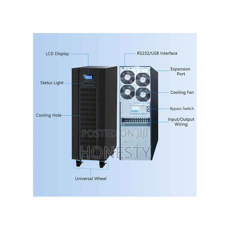 Cwups 15kva/12kw Three Phase Online Ups Backup Power Supply