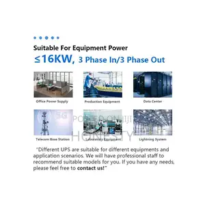 Cwups 15kva/12kw 3phase Ups Backup Power Supply for Server