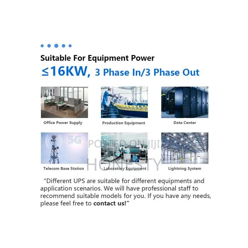 Cwups 15kva/12kw 3phase Ups Backup Power Supply for Server