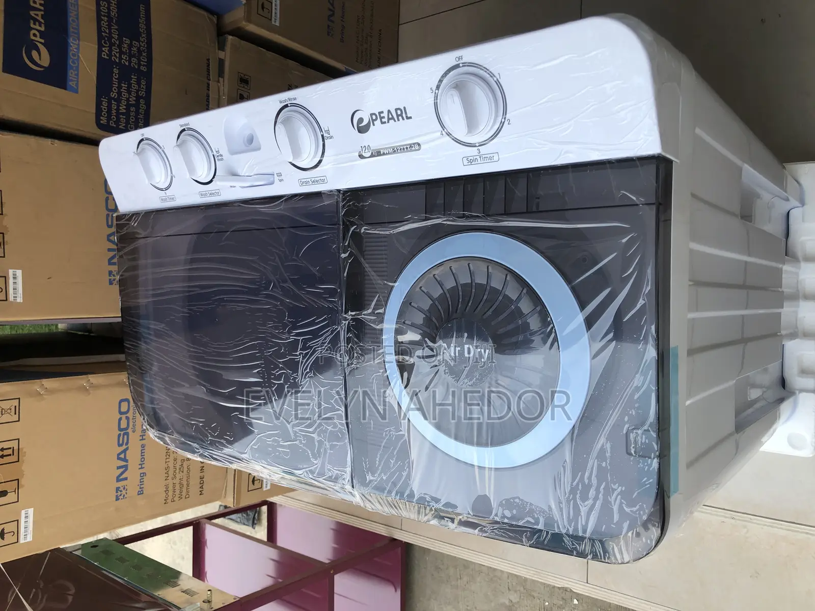 Pearl Top Load Washing Machine 12kg Semi Automatic Available